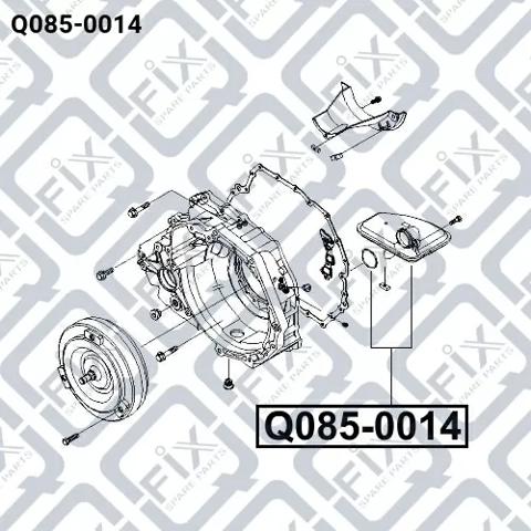 Фильтр коробки автомат Q-fix Q0850014 цена, от 11.83 USD