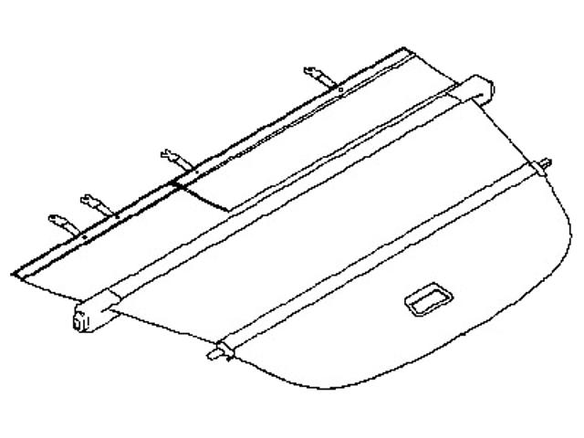 PLR5428948 Plrsolutions Шторка багажного отсека