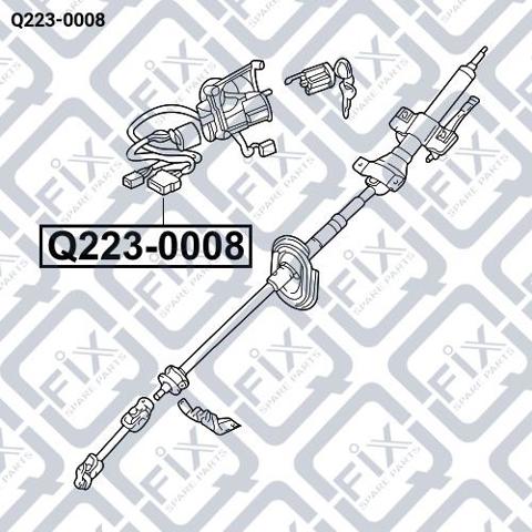 Q2230008 Q-fix Контакты замка зажигания