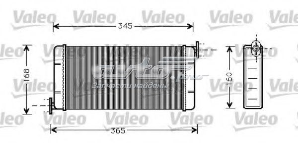 Радіатор опалювача салону 812084 VALEO