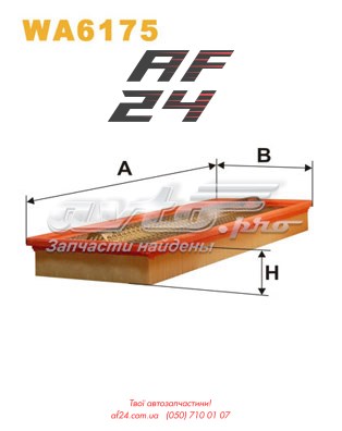 Елемент повітряного фільтра WA6175WIX WIX