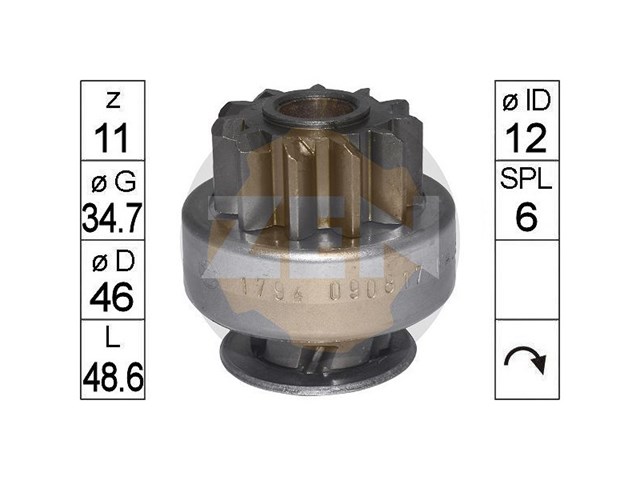 Редуктор стартера ZN1794 ZEN