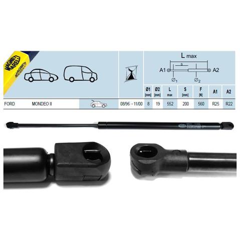 Амортизатор задней двери Magneti Marelli GS0174 цена, от 5.93 USD