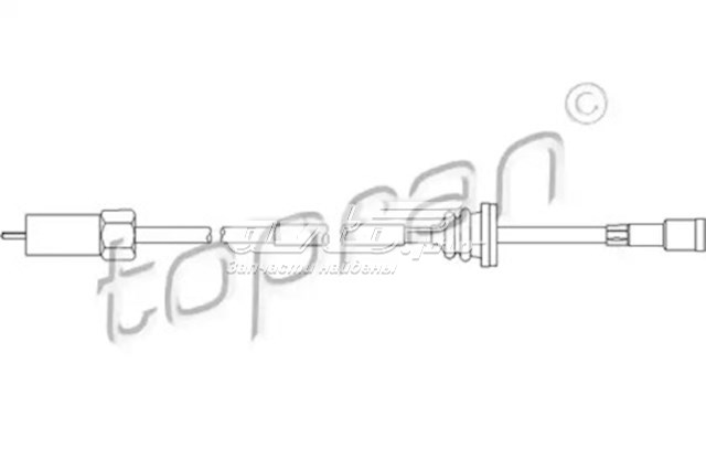 Трос приводу спідометра 202222 HANS PRIES