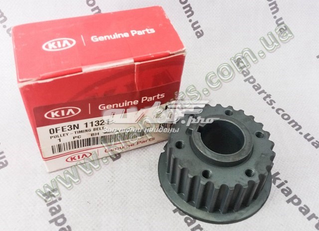 0FE3N11321 Hyundai/Kia engrenagem de cadeia da roda dentada de acionamento de cambota de motor