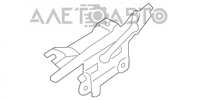 Завіс капота, правий 41617286344 BMW