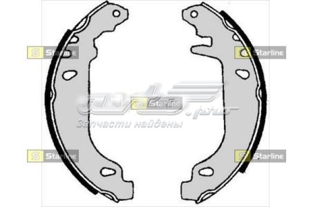 Задние барабанные колодки BC06020 Starline