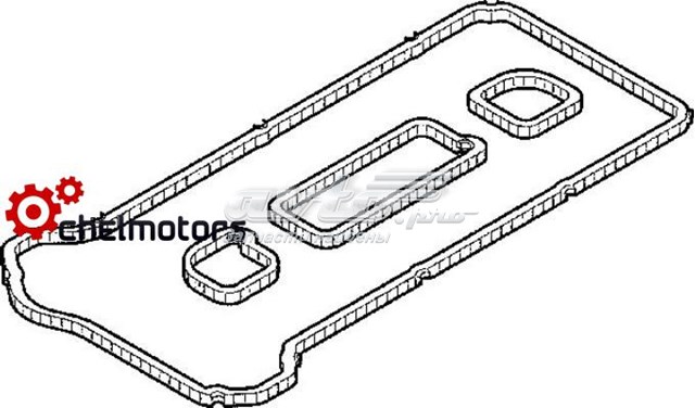 Прокладка клапанної кришки двигуна, комплект 001563 ELRING