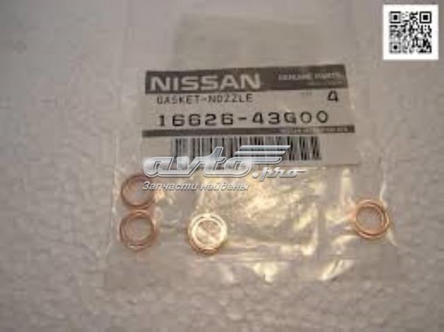 1662643G00 Nissan кольцо (шайба форсунки инжектора посадочное)