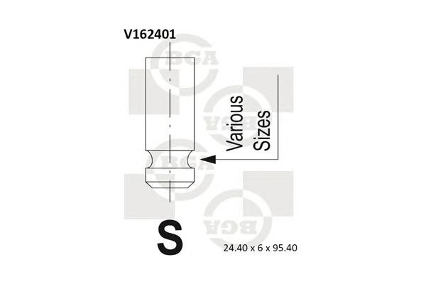 Вихлопний клапан V162401 BGA