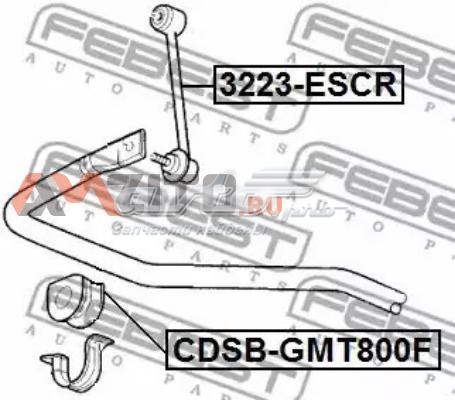 Втулка переднего стабилизатора CDSBGMT800F Febest