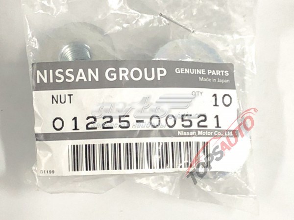 Гайка кріплення приймальної труби глушника (штанів) 0122500521 NISSAN