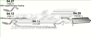 Глушитель, центральная часть Polmostrow 0414 цена, от 33.84 USD