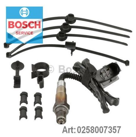 Sonda Lambda, Sensor de oxígeno antes del catalizador izquierdo 258007357 BOSCH