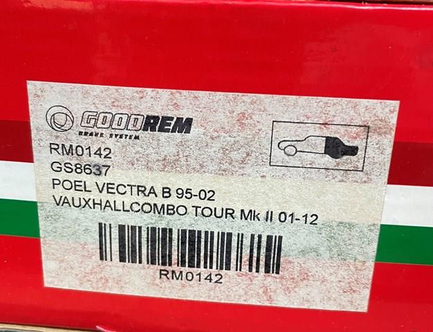 RM0142 Goodrem Барабанные тормозные колодки