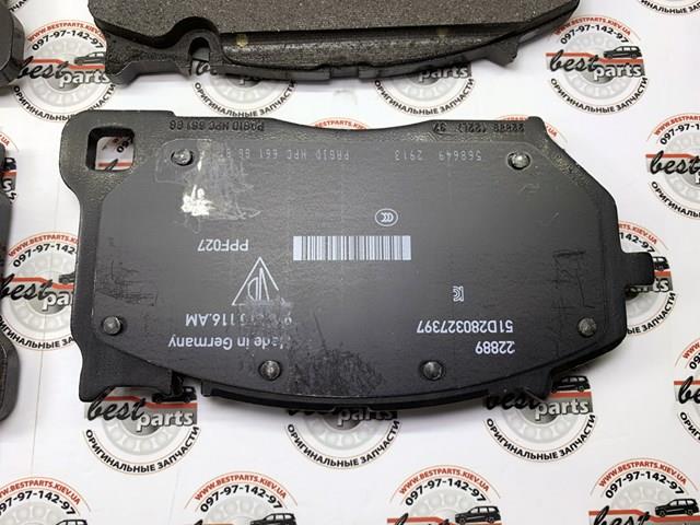 9Y0698151AM Porsche Колодки передние