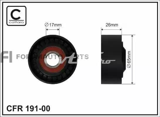 Ролик натяжителя приводного ремня Caffaro CFR19100