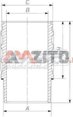 Гільза циліндра 061WN1701 MAHLE