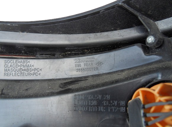 Задний фонарь 265500012R Renault (RVI)