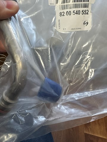 Tubo (Manguera) Para El Suministro De Aceite A La Turbina 8200540552 RENAULT