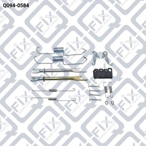 Купить Q0940584 Q-fix Механизм подвода (самоподвода) барабанных колодок (разводной ремкомплект)