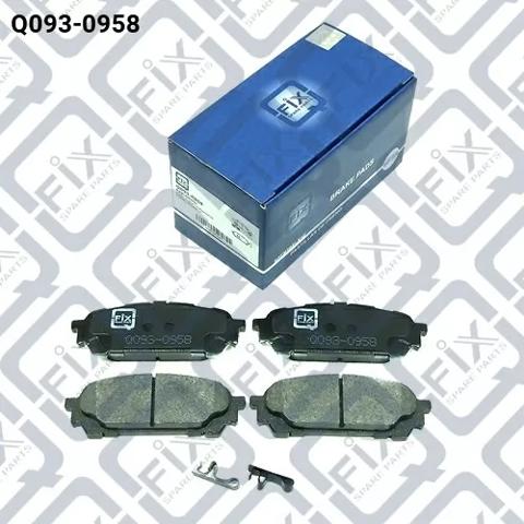Купить Q0930958 Q-fix Колодки тормозные задние, дисковые