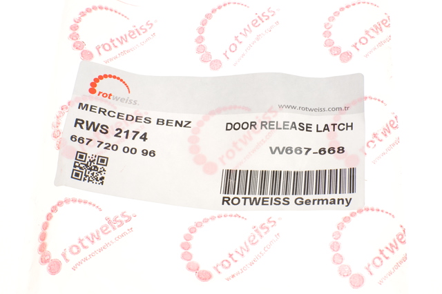 Купить RWS2174 Rotweiss Ручка двери передней внутренняя