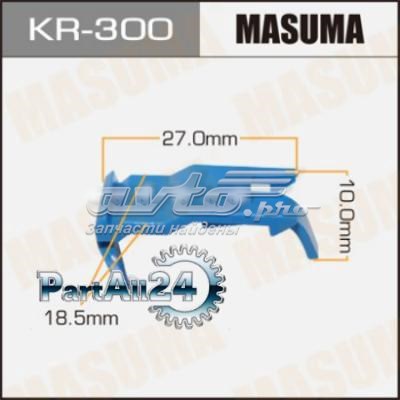Пистон (клип) крепления молдинга двери KR300 Masuma