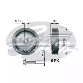 Шків колінвала TVD1008A GATES