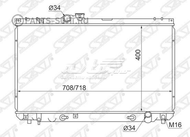 TY0005100 SAT Радиатор основной