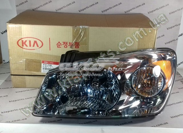Левая фара 921012F000 Hyundai/Kia