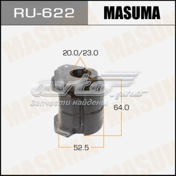Сайлентблок передней подвески Masuma RU622 цена, от 10.44 USD