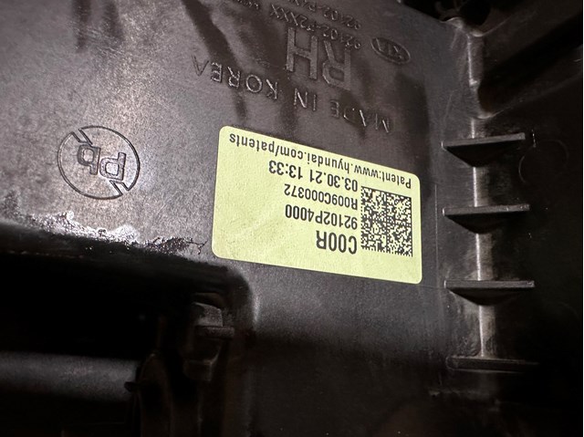 Купить 92102P4000 Hyundai/Kia Фара основная правая
