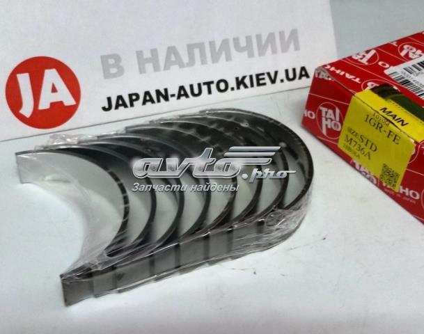 Купить M736ASTD Taiho Вкладыши коленвала, коренные, комплект, стандарт (STD)