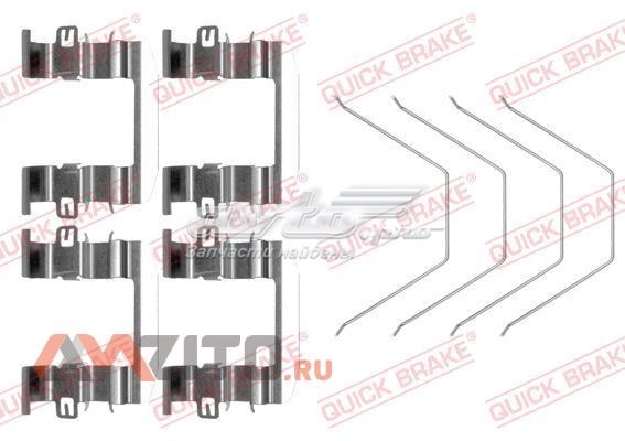 Ремкомплект передніх гальм 1090016 QUICK BRAKE