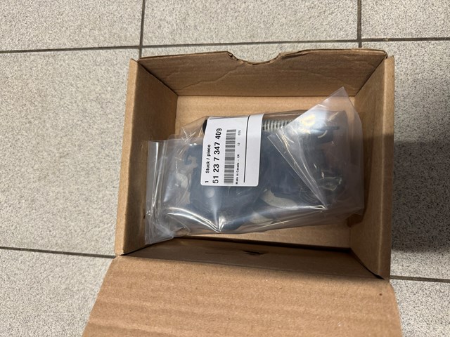 Cerradura de capo derecha 51237347409 BMW