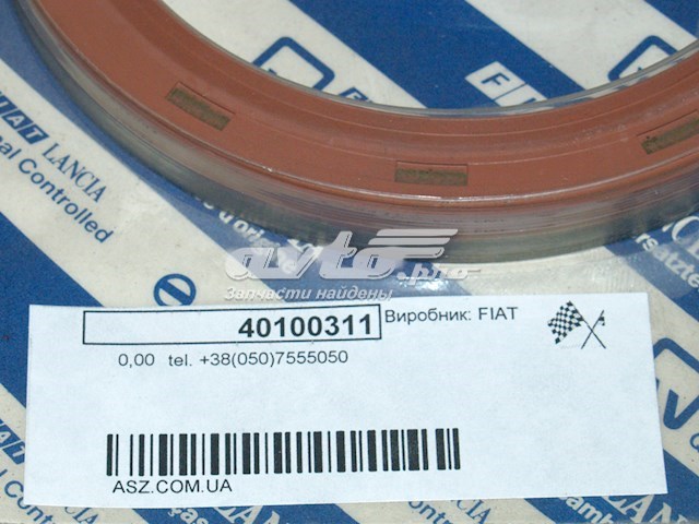 Retén del cigüeñal 40100311 FIAT