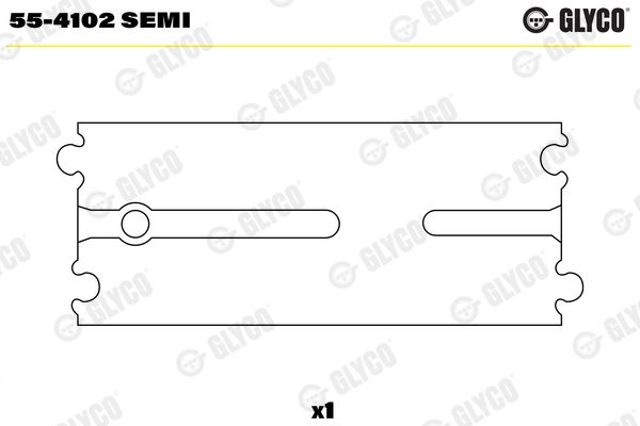 55-4102 SEMI Federal Mogul bucha de biela