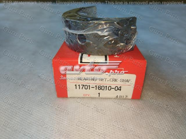 117011601004 Toyota folhas inseridas principais de cambota, kit, padrão (std)