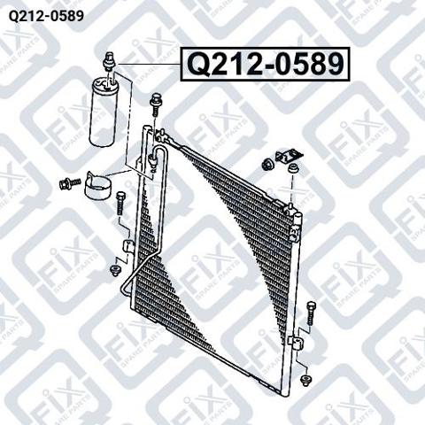 Датчик давления кондиционера Q2120589 Q-fix