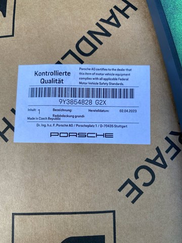 Купить 9Y3854828G2X Porsche 