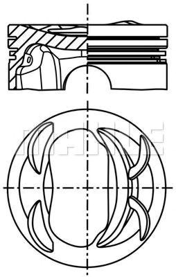 Поршень в зборі 028PI00117000 MAHLE