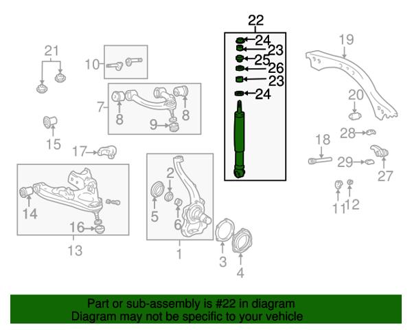 Стійка передня 4851069127 TOYOTA