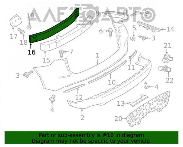 Балка бампера заднего Nissan/Infiniti 850325AA0A цена, от 140.61 USD