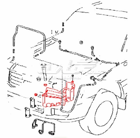 Бачок омивайки 8532560100 TOYOTA