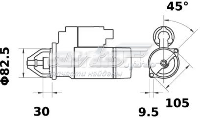 MS 295 Mahle Original motor de arranco