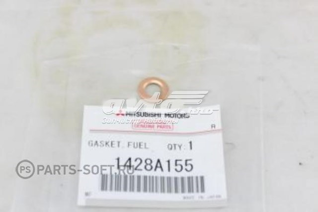 Кольцо (шайба) форсунки инжектора посадочное Mitsubishi 1428A155