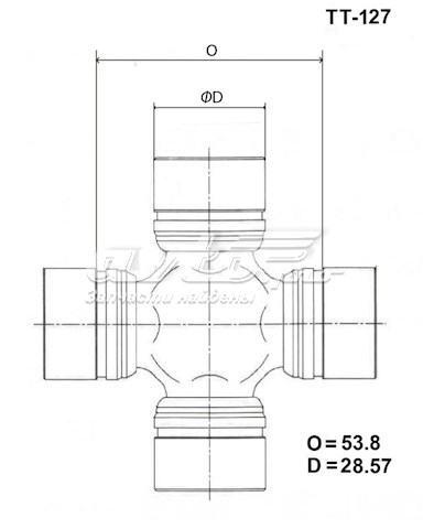 Кардан передний 3711060810 Toyota