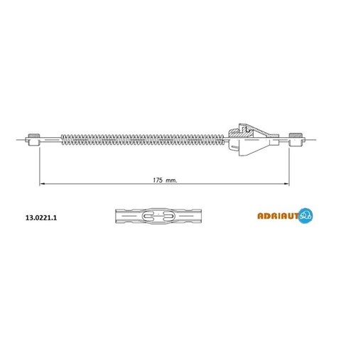 Гальмо стоянкове 1302211 ADRIAUTO