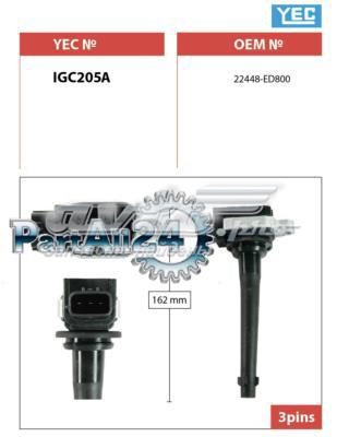 Катушка зажигания IGC205A YEC